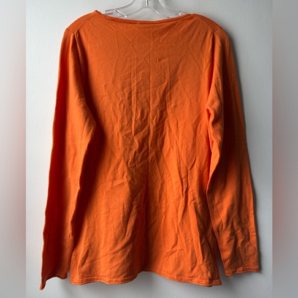 Minnie Rose Vibrant Orange Long Sleeve Tee - Picture 5 of 12